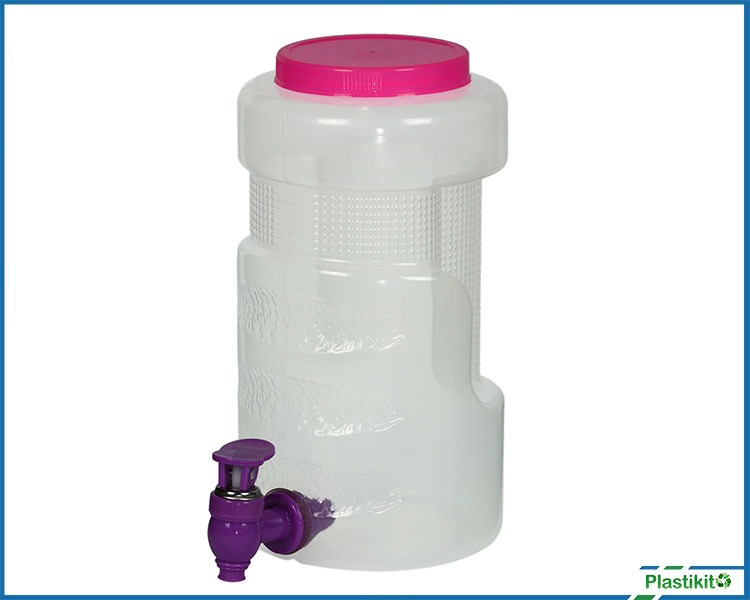 Tarro plástico con forma Ergonómica con válvula.